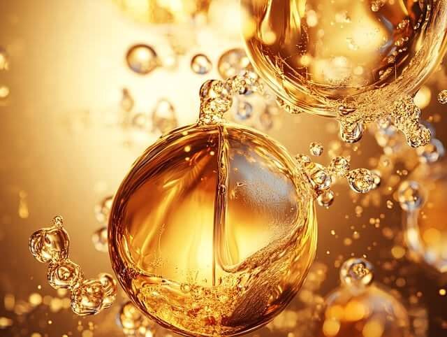 abstract-ai-generated-golden-hues-oil-drops-640×482