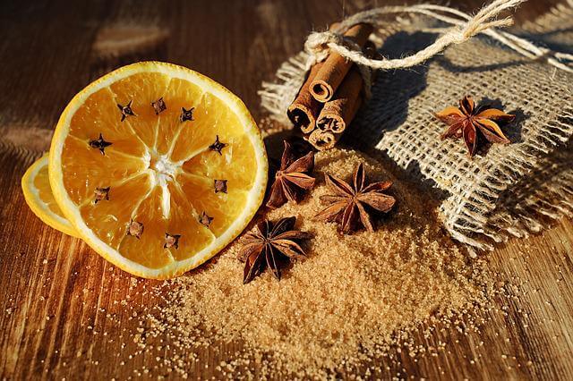still-life-brown-sugar-spices-orange-slices-cloves-640×426